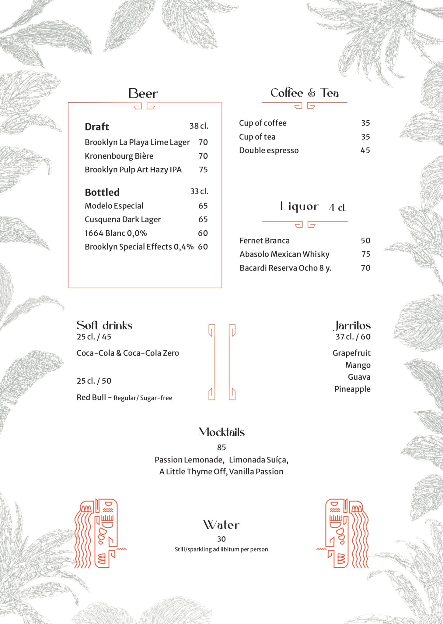 Cinco Menu | Social Dining menuer | 10 eller 13 serveringer